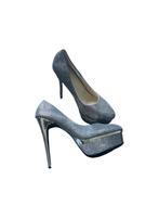 Hoge hakken Glitter maat 40 41, Kleding | Dames, Schoenen, Zwart, Dansschoenen, Ophalen of Verzenden, Zo goed als nieuw