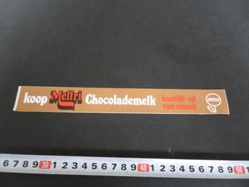 sticker Koop MELFRI Chocolademelk heerlijk vol van smaak  beschikbaar voor biedingen