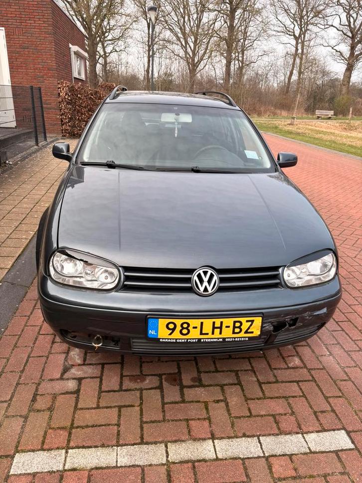 Volkswagen Golf 1.6 Variant 77KW 2003 Blauw, Auto's, Volkswagen, Particulier, Golf, Airbags, Airconditioning, Cruise Control, Elektrische ramen