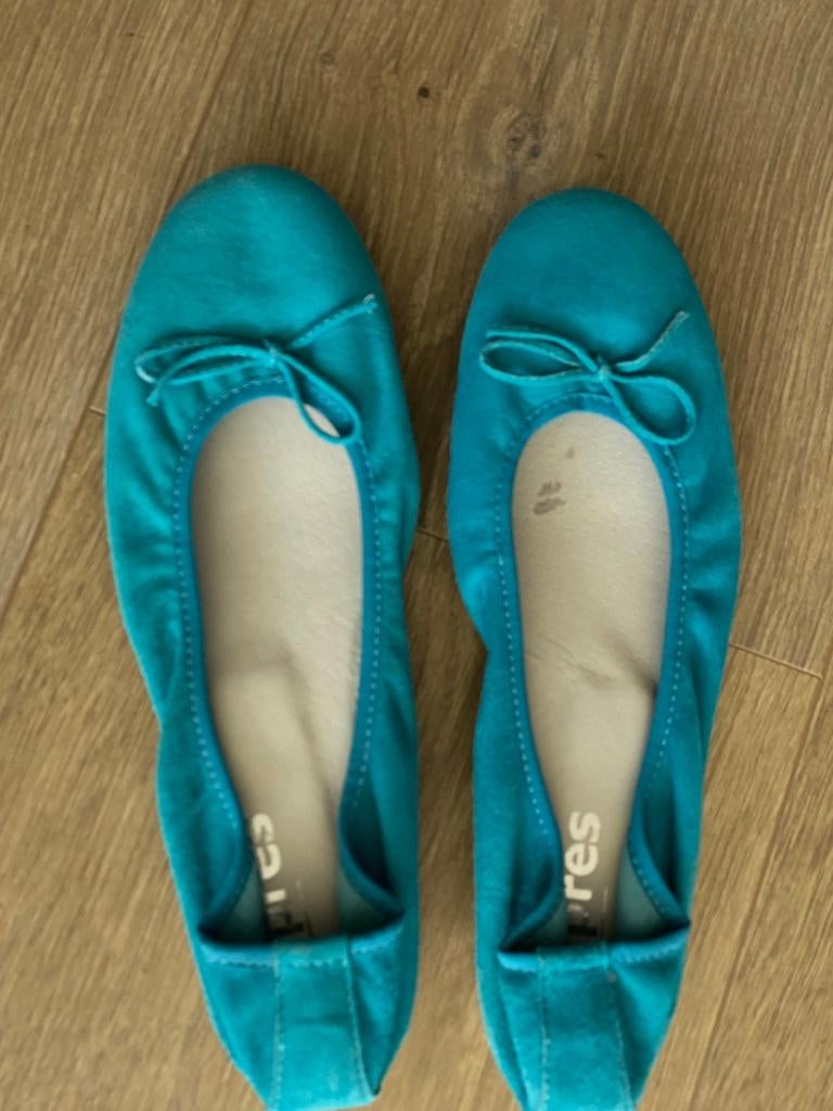 Nieuw Cinderella ballerina's turquoise mt 40, Kleding | Dames, Schoenen, Nieuw, Ballerina's, Verzenden, Blauw