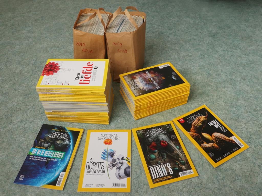 National Geographic jaargangen 2012-2021, Ophalen, Zo goed als nieuw, Wetenschap en Natuur