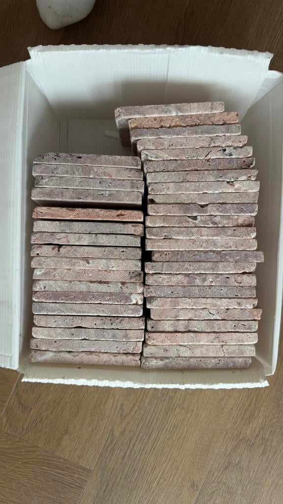 Restpartij travertin - NIEUW, Ophalen of Verzenden, Zo goed als nieuw