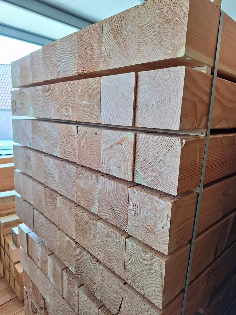 Douglas hout, en diverse gevelbekleding GOEDKOOPSTE balken, Tuin en Terras, Ophalen, Nieuw, 250 cm of meer, Balken