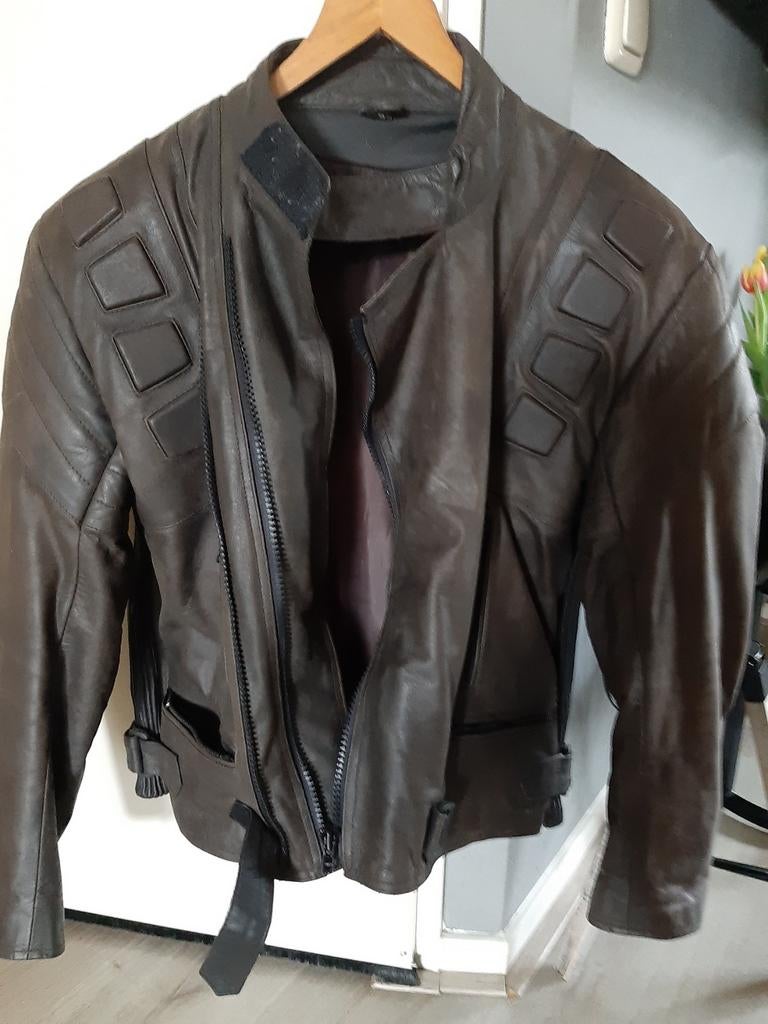 Leren motorjas - Maat S slechts 1x gedragen, Motoren, Onbekend, Dames, Jas | leer, Ophalen of Verzenden