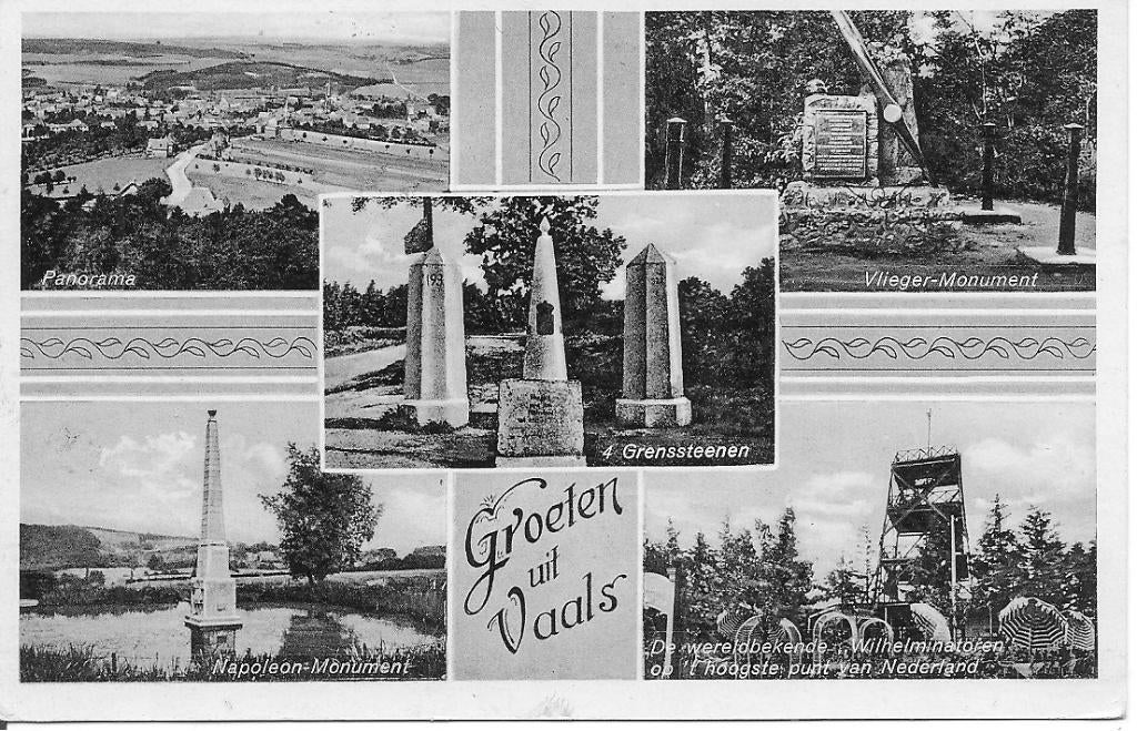 Groeten uit Vaals., Ophalen of Verzenden, 1920 tot 1940, Gelopen, Limburg