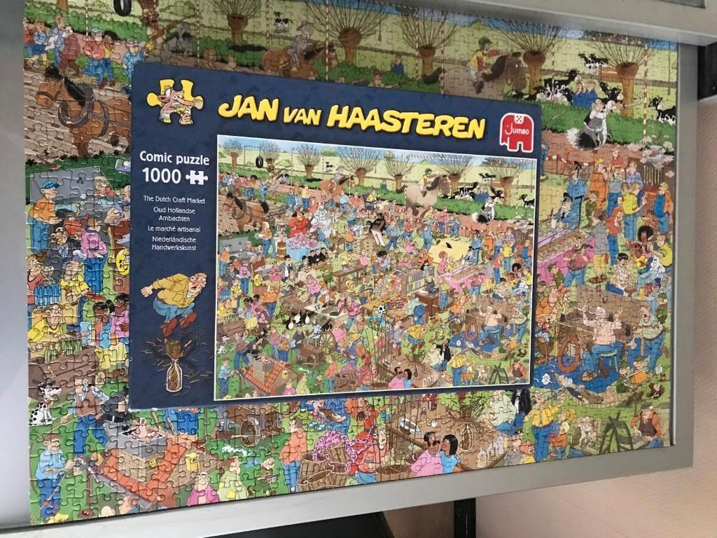 Jan van Haasteren Oud Hollandse Ambachten 1000st Jumbo, Ophalen of Verzenden, 500 t/m 1500 stukjes, Zo goed als nieuw, Legpuzzel