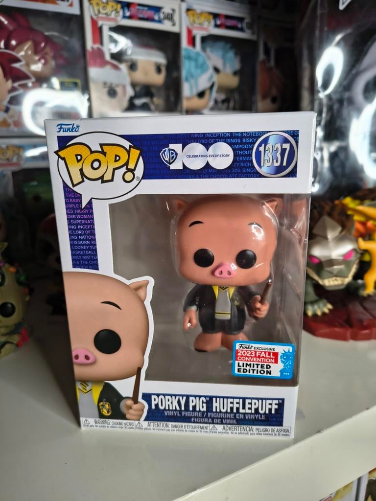 Funko Pop! Porky Pig Hufflepuff - Limited Edition, Ophalen of Verzenden, Nieuw