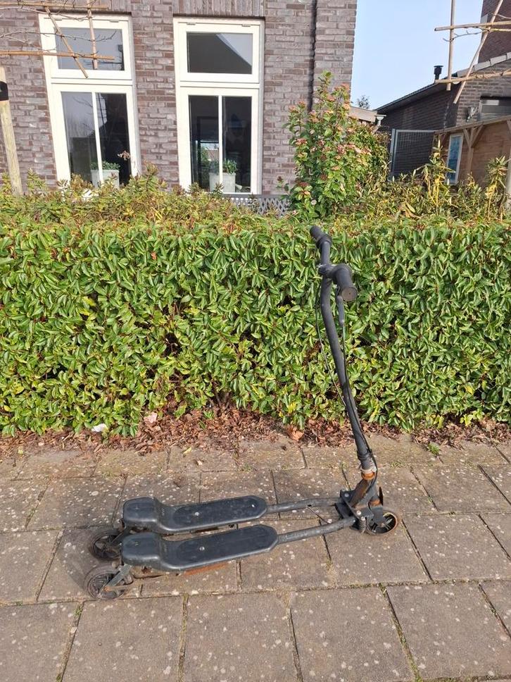 Driewielstep met twee voetenplaten - Side-by-side step, Fietsen en Brommers, Steps, Gebruikt, Overige typen, Ophalen of Verzenden