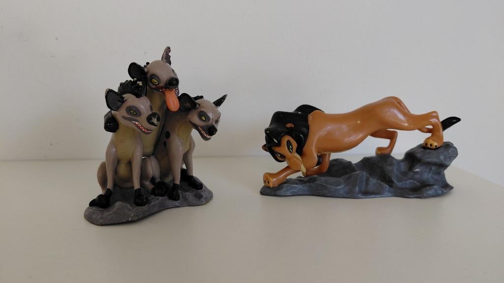 Disney poppetjes Scar en Hyena's, Ophalen of Verzenden, Zo goed als nieuw