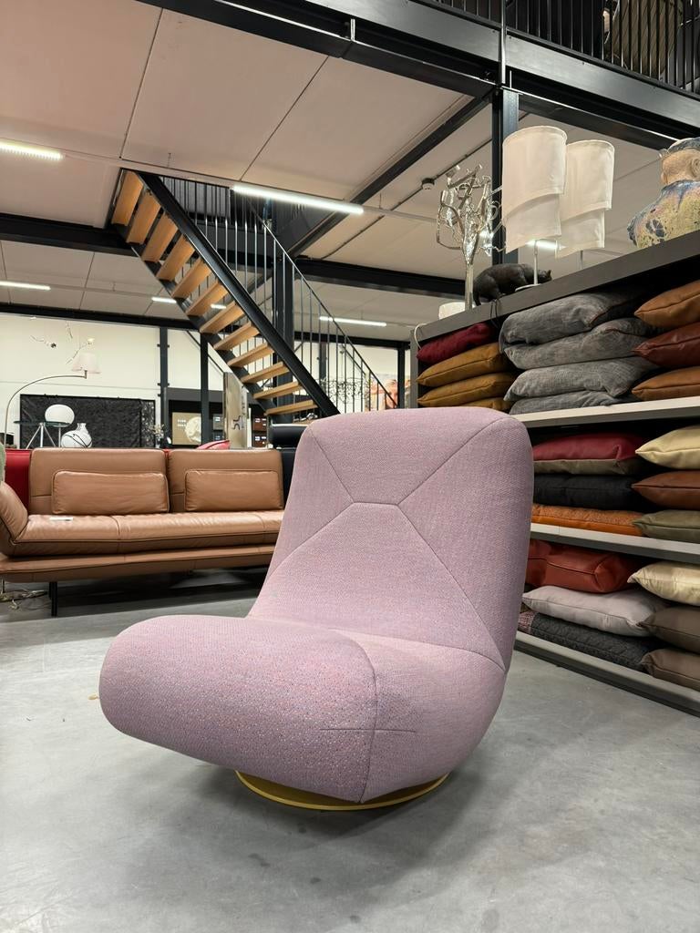 Nieuw Label Bean Fauteuil Lavendel Stof Design draai stoel, Nieuw, 75 tot 100 cm, Ophalen of Verzenden, Stof