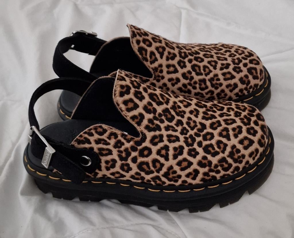 Maat 39 Dr. Martens Leopard  - Maat 39, Kleding | Dames, Schoenen, Overige kleuren, Instappers, Ophalen of Verzenden, Dr. Martens