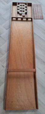 Kleine sjoelbak 183 cm met 30 brikken, Vijf spelers of meer, Ophalen, Gebruikt, Onbekend