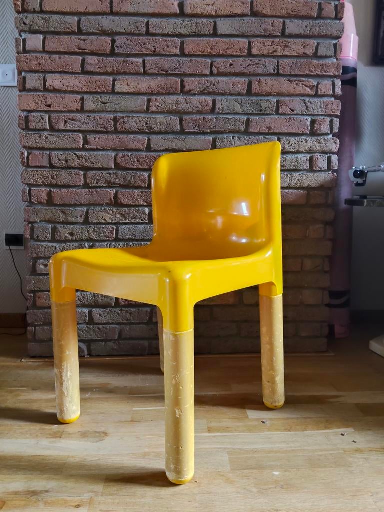 Kartell Model 4875 stoel van Carlo Bartoli, Kunststof, Gebruikt, Overige kleuren, Castelli