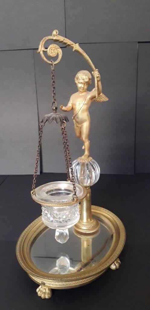 Vuurverguld bronzen "brules parfum " uit de Empire periode., Antiek en Kunst, Ophalen
