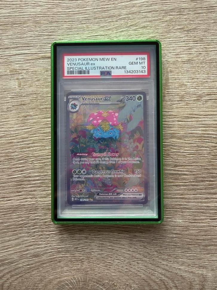 PSA 10 VENUSAUR 151 #198 — PSYDUCK #226 — PSA 10 GREEDENT, Hobby en Vrije tijd, Verzamelkaartspellen | Pokémon, Zo goed als nieuw