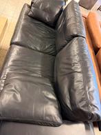 Zwarte Leren Hoekbank - Comfortabel en Stijlvol, Ophalen, Kringloop, Kringloop, Kringloop