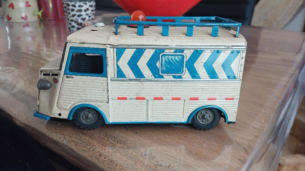 oude blikken HY Rijkspolitie, Antiek en Kunst, Ophalen of Verzenden