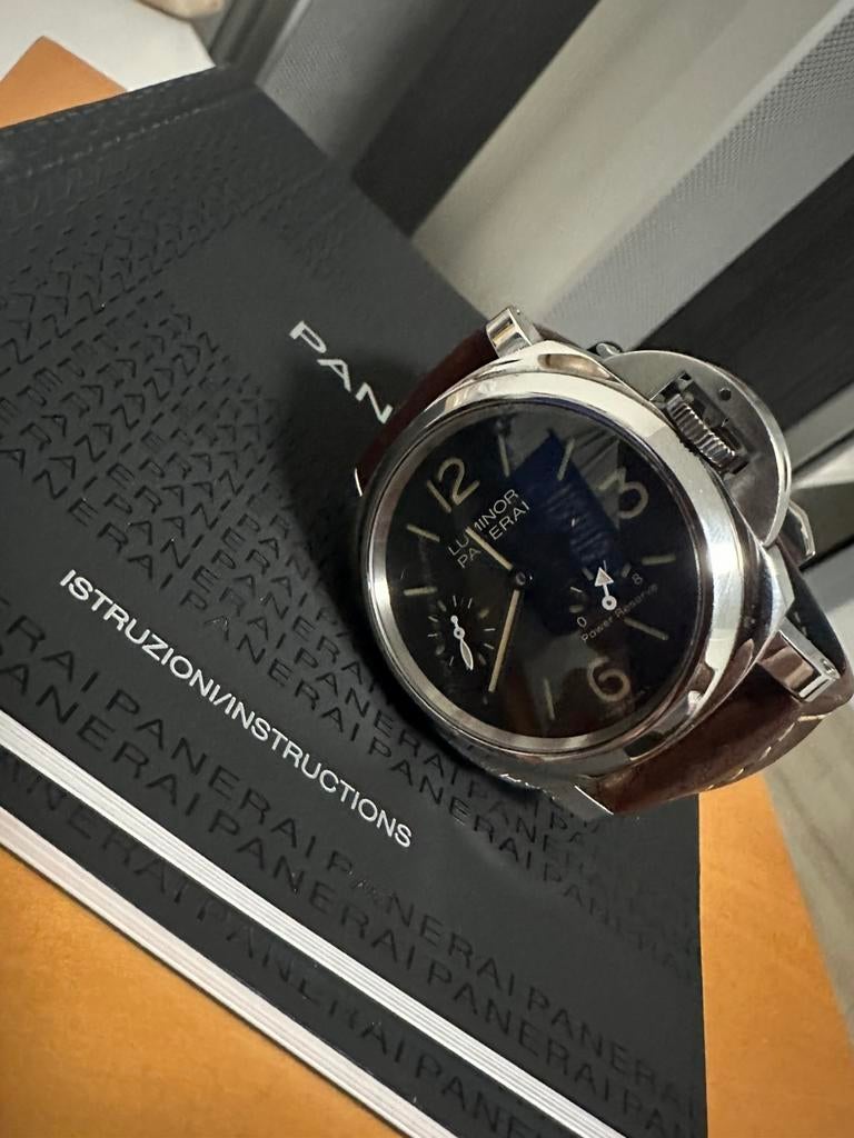 Panerai Pam00795 8days, Sieraden, Tassen en Uiterlijk, Horloges | Heren, Ophalen of Verzenden, Zo goed als nieuw, Leer, Overige merken