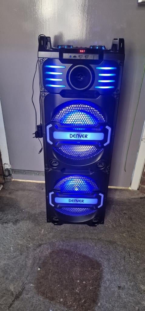 Denver Bluetooth Toren Speaker met LED Verlichting, Audio, Tv en Foto, Luidsprekers, Overige merken, Overige typen, Ophalen of Verzenden