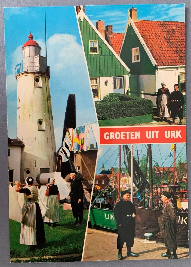Groeten uit Urk, Verzenden, 1960 tot 1980, Ongelopen, Flevoland
