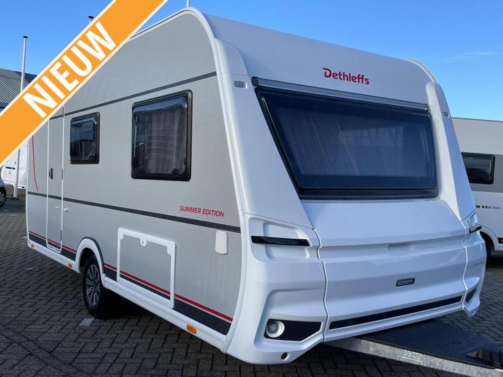 Dethleffs Camper 460 EL Summer Edition 2026, Caravans en Kamperen, Caravans, Bedrijf, tot en met 3, Standaardzit, Dethleffs, 2 aparte bedden