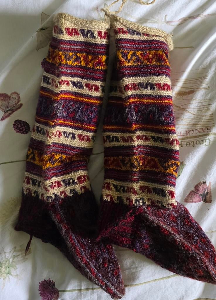 Sloffen etnisch/ koerdisch/turks, Kleding | Dames, Sokken en Kousen, Overige typen, Overige kleuren, Maat 35 t/m 38, Nieuw