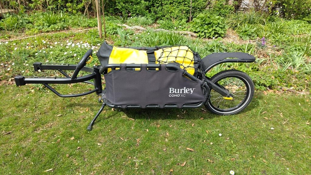 Burley coho xc compleet met tas en assen, Ophalen, Zo goed als nieuw, 80 kg of meer