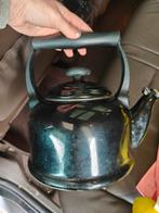 Le Creuset fluitketel zwart 2,1L (zonder fluit), Ophalen of Verzenden, Gebruikt, Gietijzer, Overige typen
