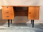 Vintage jaren '60 bureau - Teak met lades en kastje, Huis en Inrichting, Ophalen, Overige typen, On, Overige merken