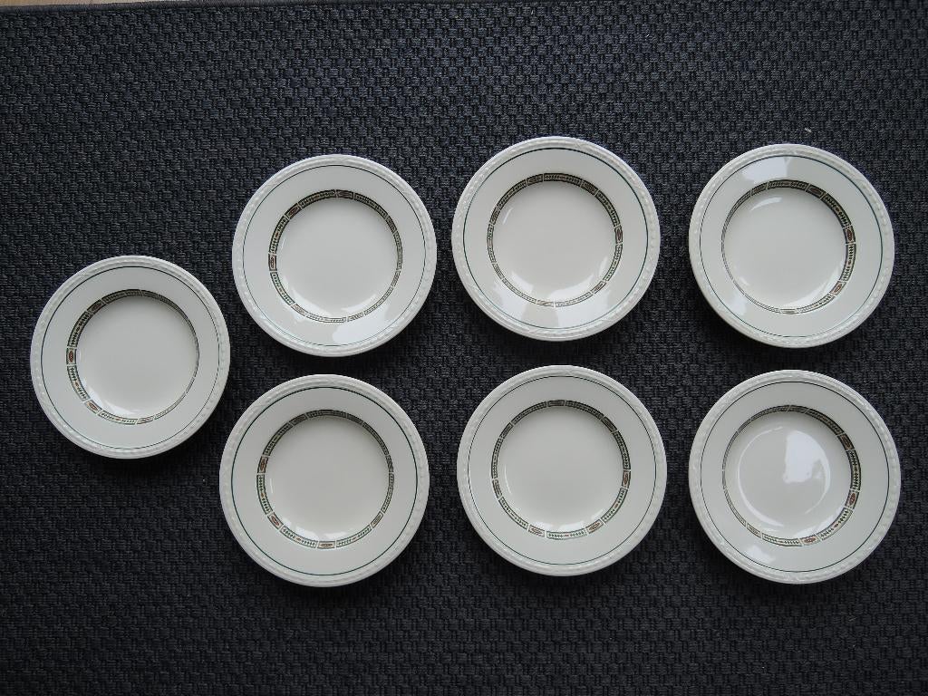 Soep borden Recamier Royal Creamware, Blokker. Wedgwood-look, Huis en Inrichting, Ophalen of Verzenden, Zo goed als nieuw, Bord(en)