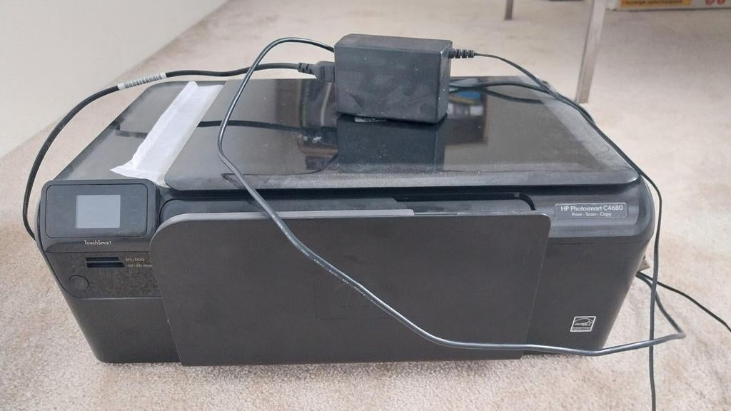 HP Photosmart C4680 All-in-One Printer Scanner, Computers en Software, Printers, Ophalen, Kleur printen, Gebruikt, Inkjetprinter
