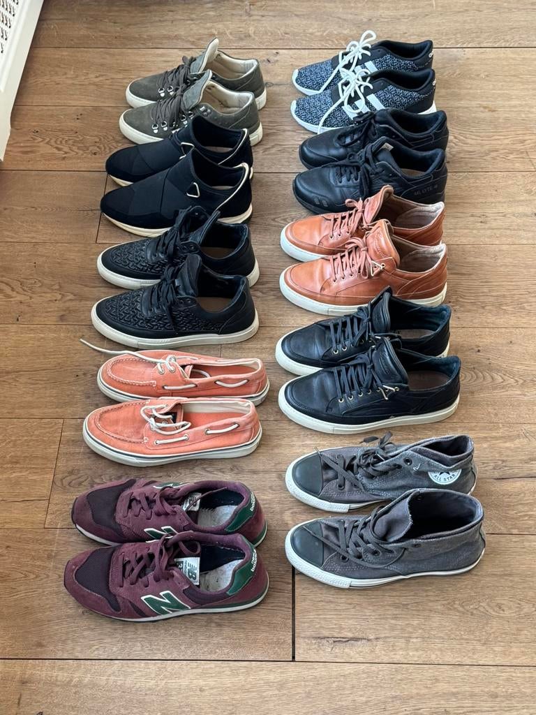 Partij gedragen schoenen: Crevendi, Adidas, Mason Garments,, Ophalen, Gedragen, Overige kleuren, Sneakers of Gympen