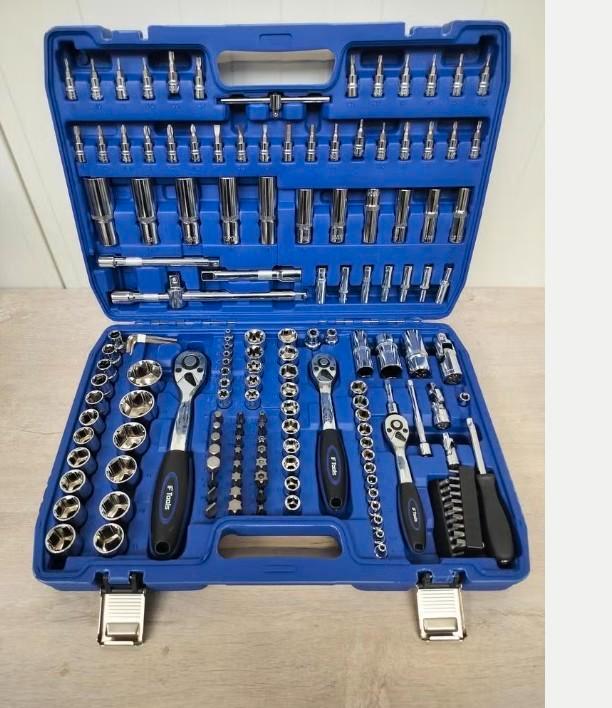 Doppenset ratelset 171 dlg 72 tands. F-tools. Nieuw!!, Auto diversen, Autogereedschap, Nieuw, Ophalen