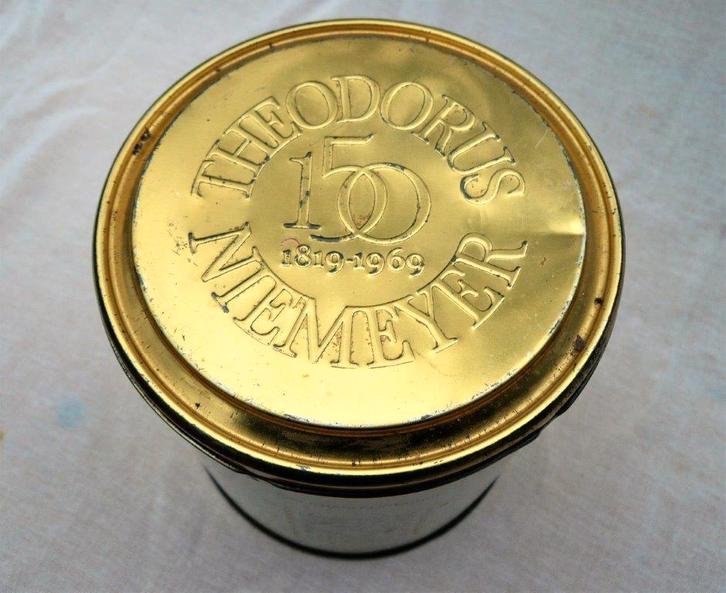 blik - LEEG! Niemeyer naturel pijptabak 1819 - 1969 150 jaar, Verzamelen, Rookartikelen, Aanstekers en Luciferdoosjes, Gebruikt