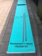 Windscherm nieuw 135 x 500 nieuw, Ophalen of Verzenden, Nieuw