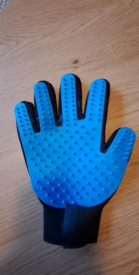 Huisdierhaar Verwijderaar Handschoen – Blauw – Kat & Hond, Ophalen, Zo goed als nieuw