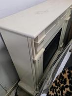 Elektrische haard met schouw, Ophalen, Zo goed als nieuw, Vrijstaande haard, Elektrische haard