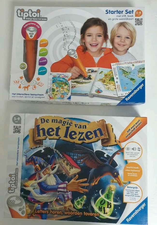 Tiptoi Starter Set Wereldkaart & Magie van het Lezen, Kinderen en Baby's, Ophalen of Verzenden, Taal en Lezen, Met geluid