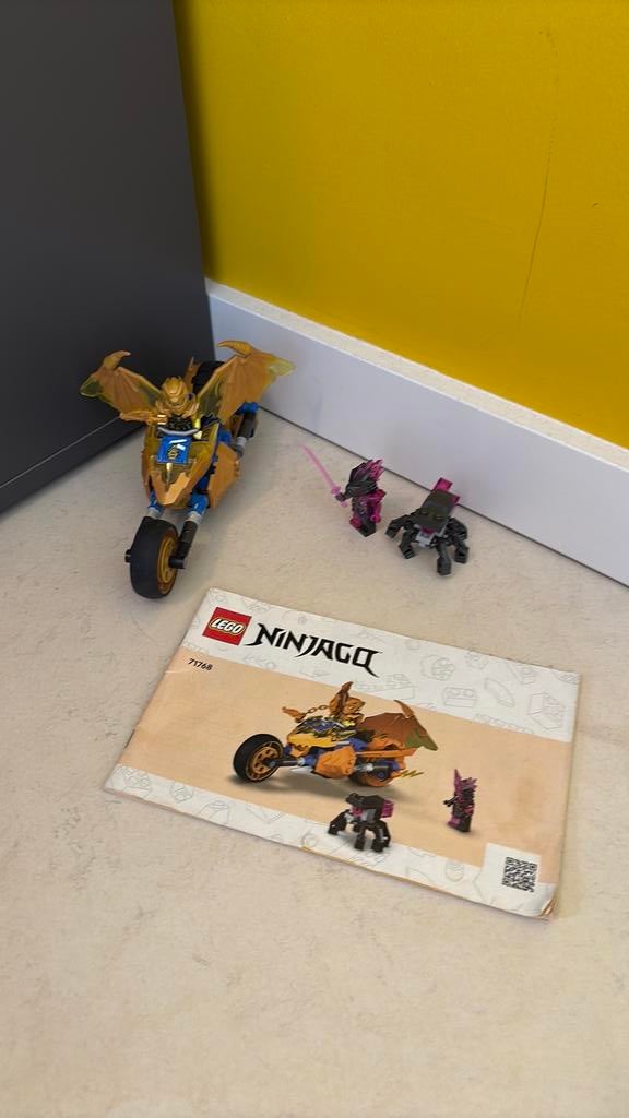 Lego Ninjago Jay’s motor 71768, Kinderen en Baby's, Speelgoed | Duplo en Lego, Lego, Ophalen of Verzenden, Zo goed als nieuw, Inclusief minifiguren