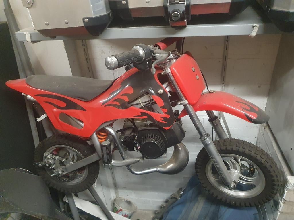 Mini Crosser - Rode Kinder Crossmotor, Ophalen, Gebruikt, Dirtbike, Onbekend