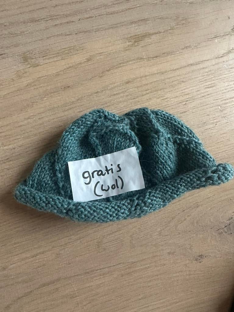Gratis wollen baby mutsje, Ophalen, Nieuw, Jongen of Meisje, Muts