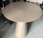 Salontafel bijzettafel display groen olijf creme rond olive, Ophalen, Gebruikt, 50 tot 100 cm, 50 tot 75 cm