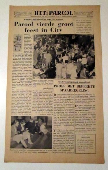 Wim Bijmoer in Het Smalle Parool - mei 1960., Ophalen of Verzenden, Zo goed als nieuw, Muziek, Film of Tv