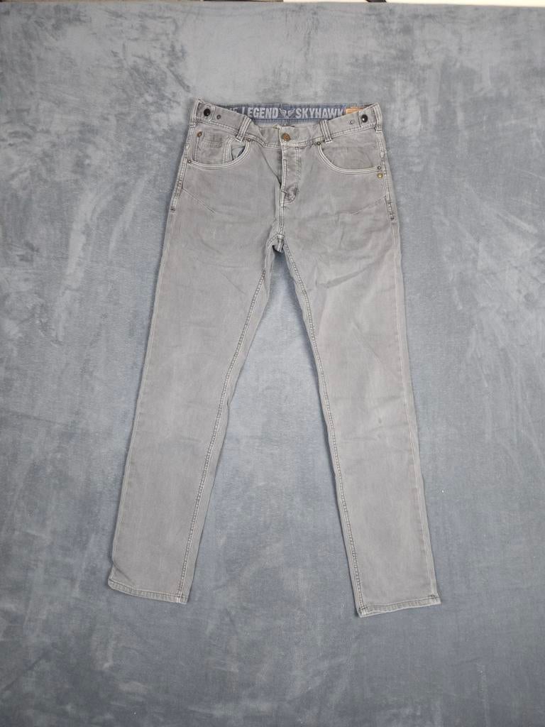 Pme Legend Broek Skyhawk W32 L34 Regular Slim Fit Grijs., Kleding | Heren, ., W32 (confectie 46) of kleiner, Ophalen of Verzenden