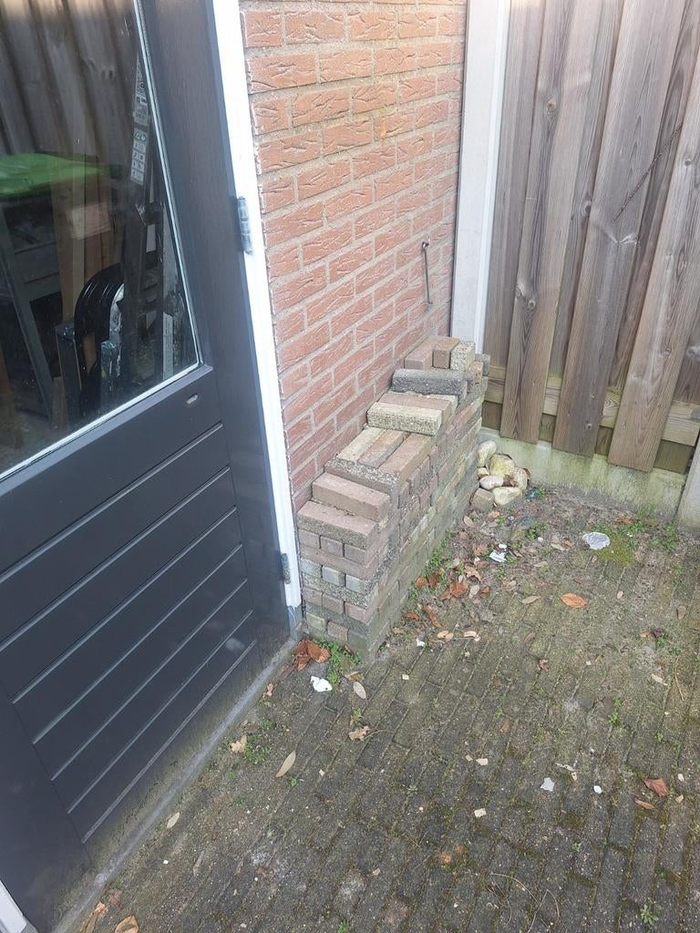 Gebruikte klinkers - Gratis af te halen, Tuin en Terras, Ophalen, Gebruikt, Beton, Klinkers