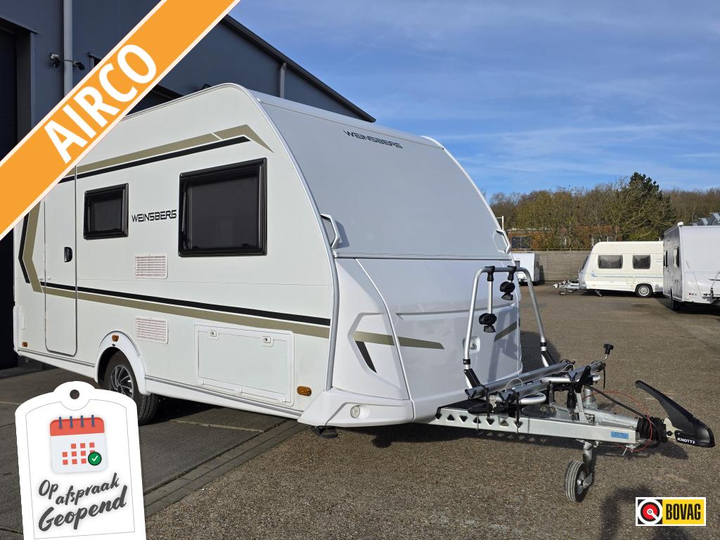 Weinsberg CaraOne 420 QD incl Bovag beurt/garantie, Caravans en Kamperen, Overige merken, Bedrijf, Treinzit, 750 - 1000 kg