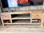 Sloophout tv meubel, Ophalen, Gebruikt, 150 tot 200 cm, Minder dan 100 cm