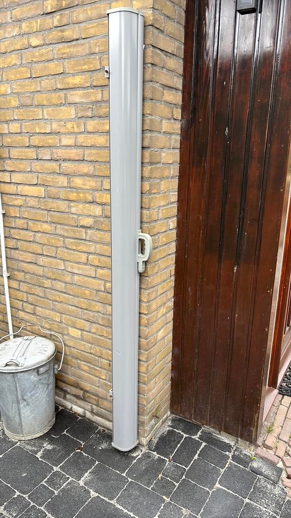 Crèmekleurig tuinscherm, Ophalen, Overige materialen, Zo goed als nieuw, 200 cm of meer