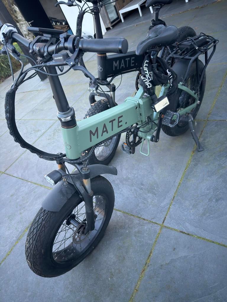 2 Mate elektrische vouwfietsen 750, Fietsen en Brommers, Gebruikt, Minder dan 47 cm, 50 km per accu of meer, Ophalen