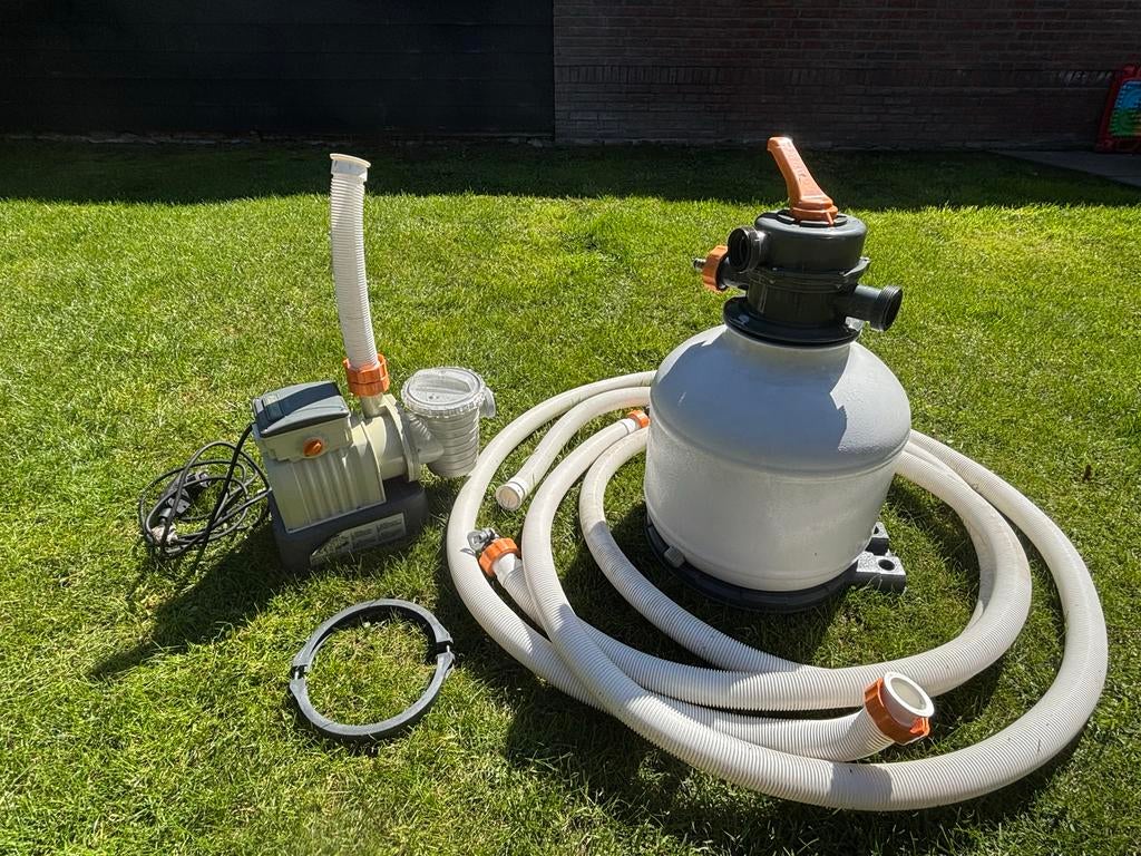 Bestway Flowclear zandfilterpomp - Zo goed als nieuw, Tuin en Terras, Zwembad-toebehoren, Ophalen of Verzenden, Zo goed als nieuw